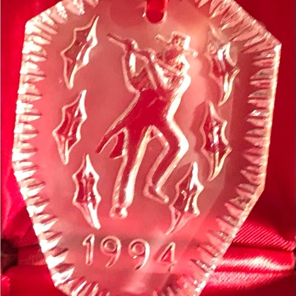 Waterford Crystal  1994 11 Pipers Piping Christmas Ornament 12 days of Christmas - Picture 11 of 11